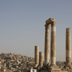 famous ruins of Amman, Jordan