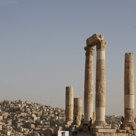 the Roman Temple of Hercules, Amman