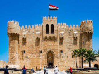 Qaitbay citadel in Alexandria